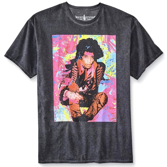 Jimi Hendrix Karl Ferris Photo blues rock R&B Official T-Shirt S NWT - Picture 1 of 2